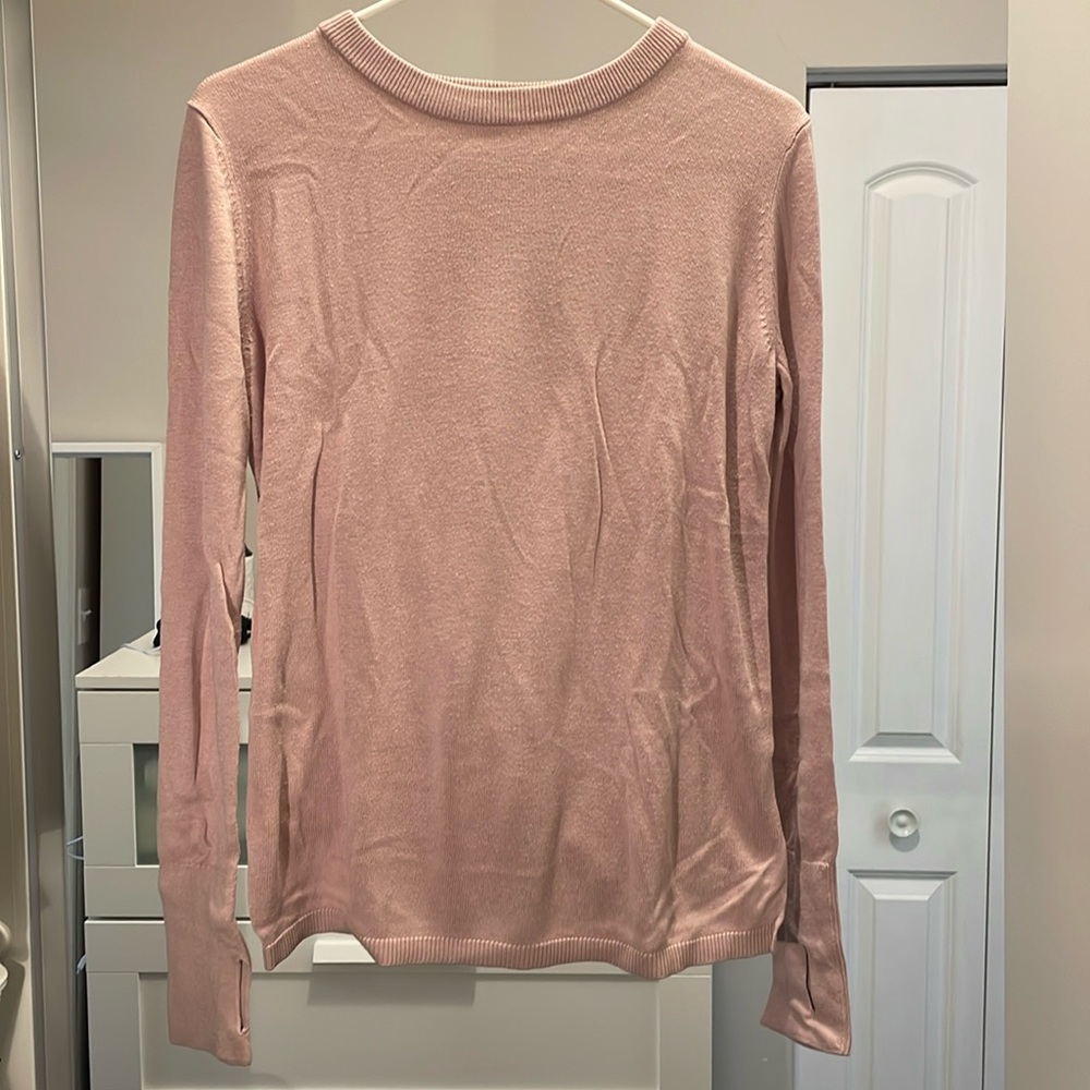 Lululemon pink lightweight sweater